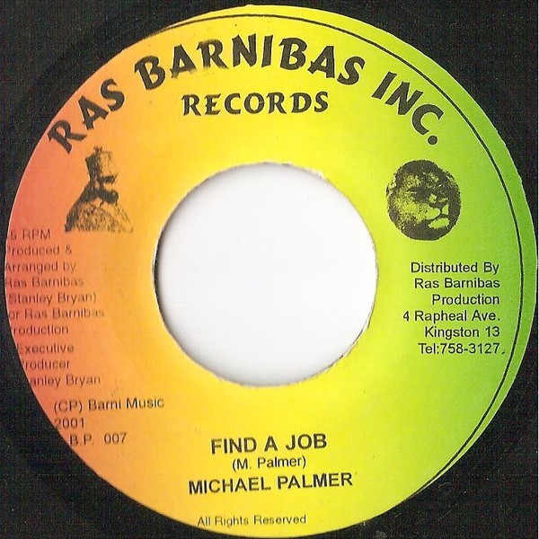 Michael Palmer - Find A Job / Version (7")