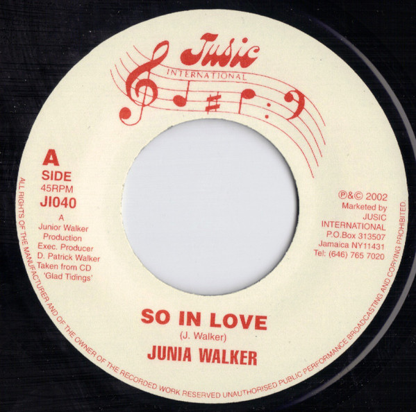 Junia Walker - So In Love / Version (7")
