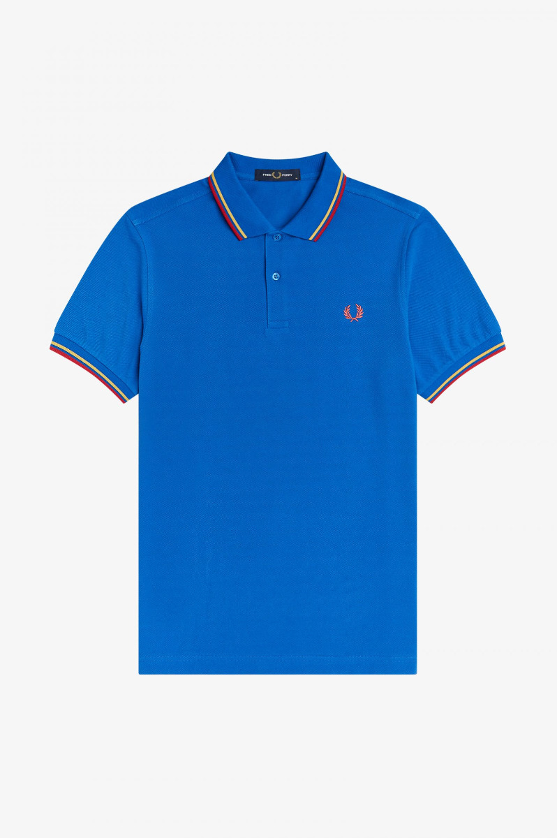 Fred Perry Twin Tipped Poloshirt M3600 Marina Blue