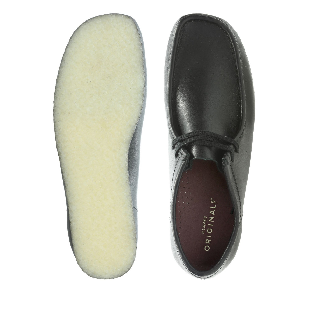 Clarks Wallabee Herren Black Leather