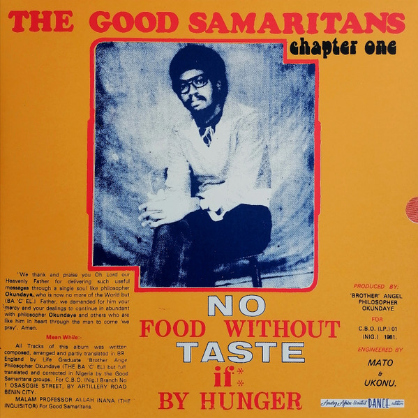 The Good Samaritans – No Food Without Taste If By Hunger (LP) 