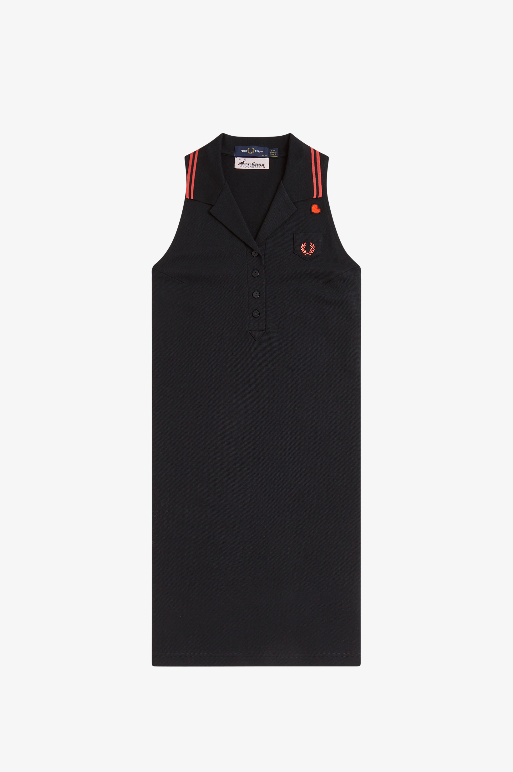 Fred Perry Amy Winehouse Sleeveless Piqué Dress 