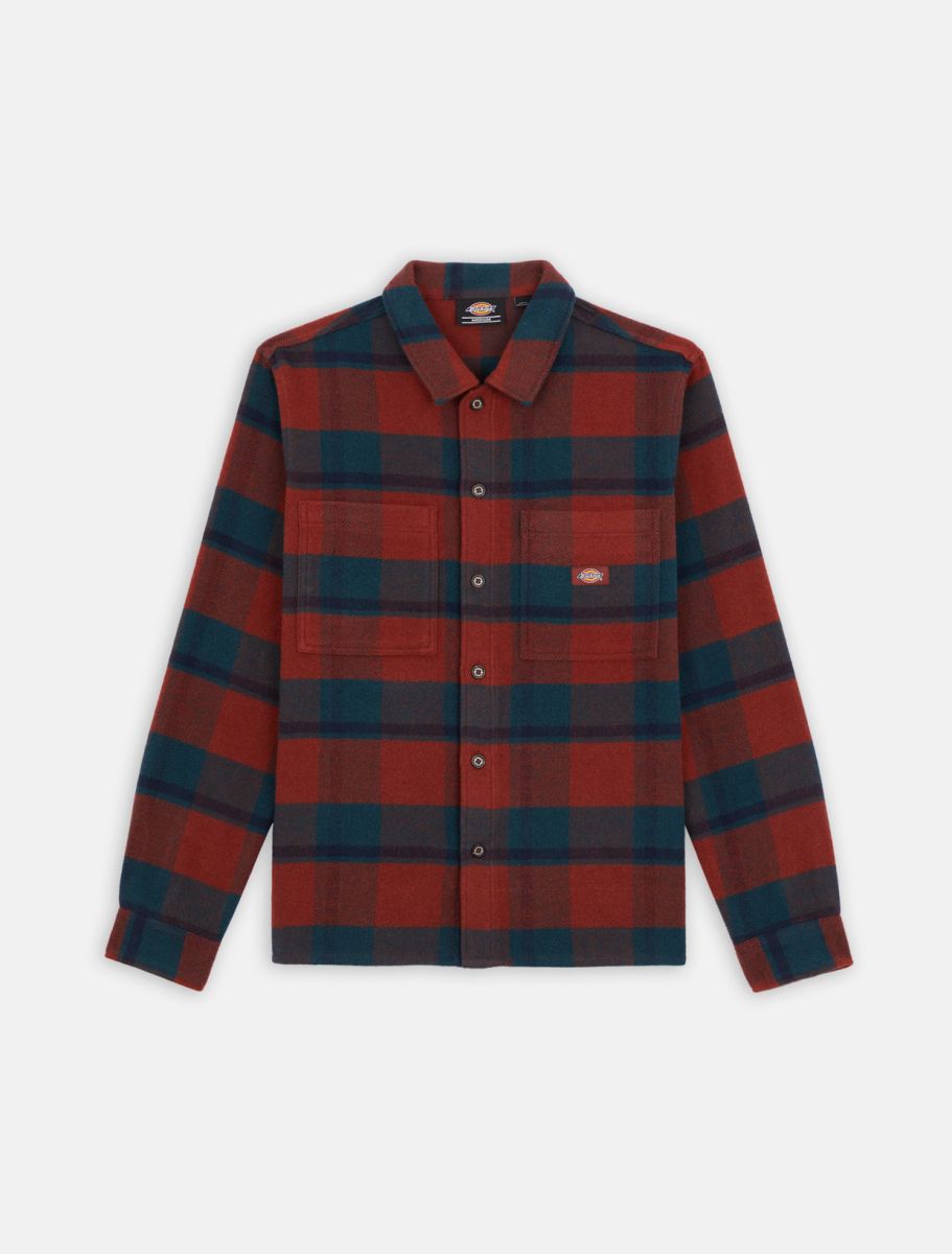 Dickies Coaling Shirt in Coaling Check Dark Blue