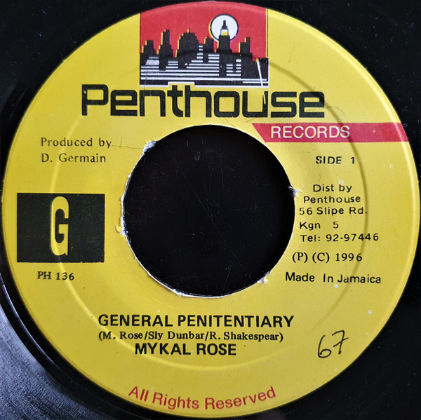 Mykal Rose – General Penitentiary / General Penitentiary (Version) (7")        