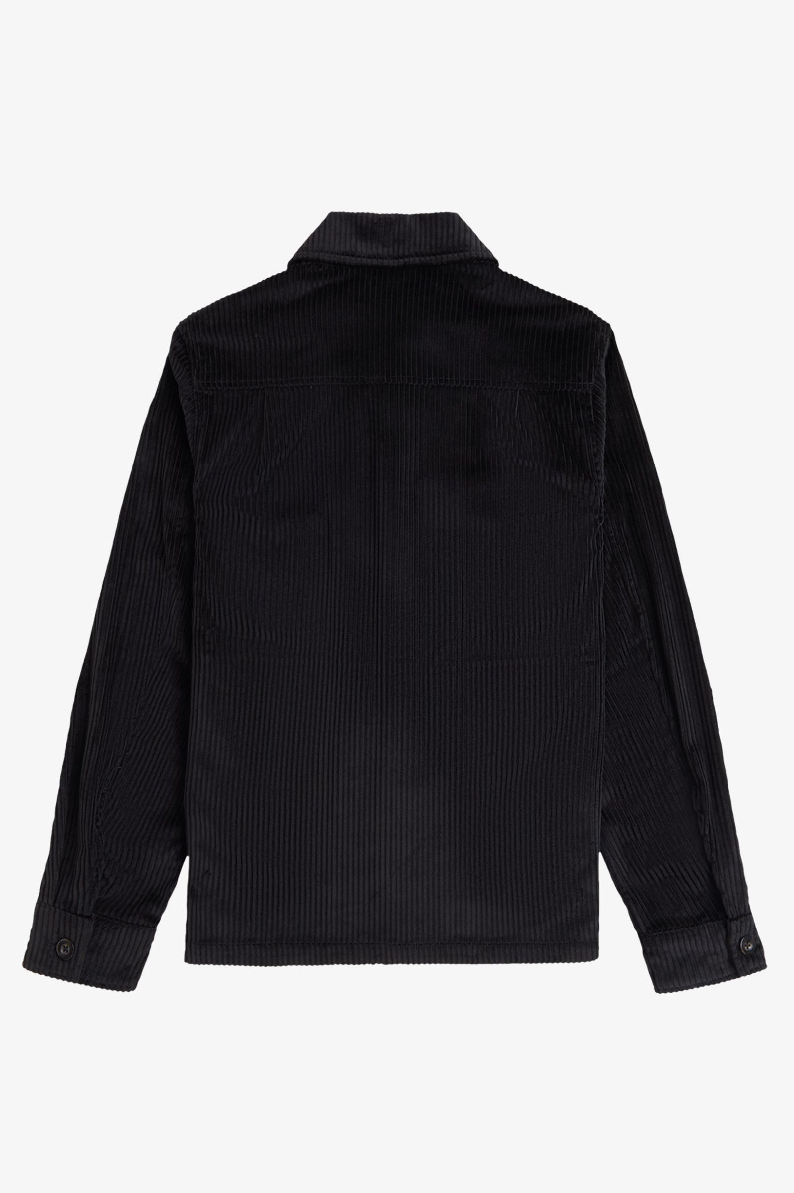 Fred Perry Corduroy Overshirt in Black