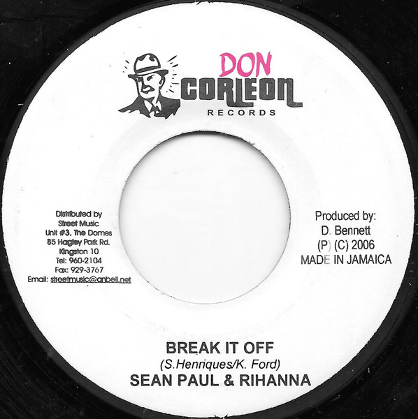 Sean Paul & Rihanna – Break It Of / High Altitude (Version)  (7")                 