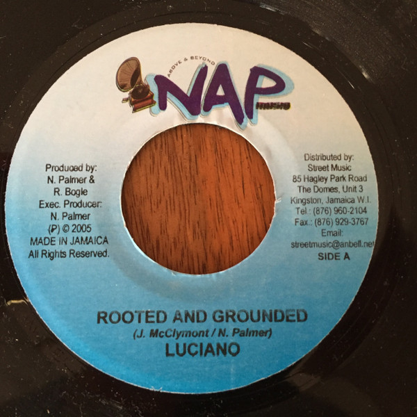 Luciano  – Rooted And Grounded / Passion Instrumental  (7")                   