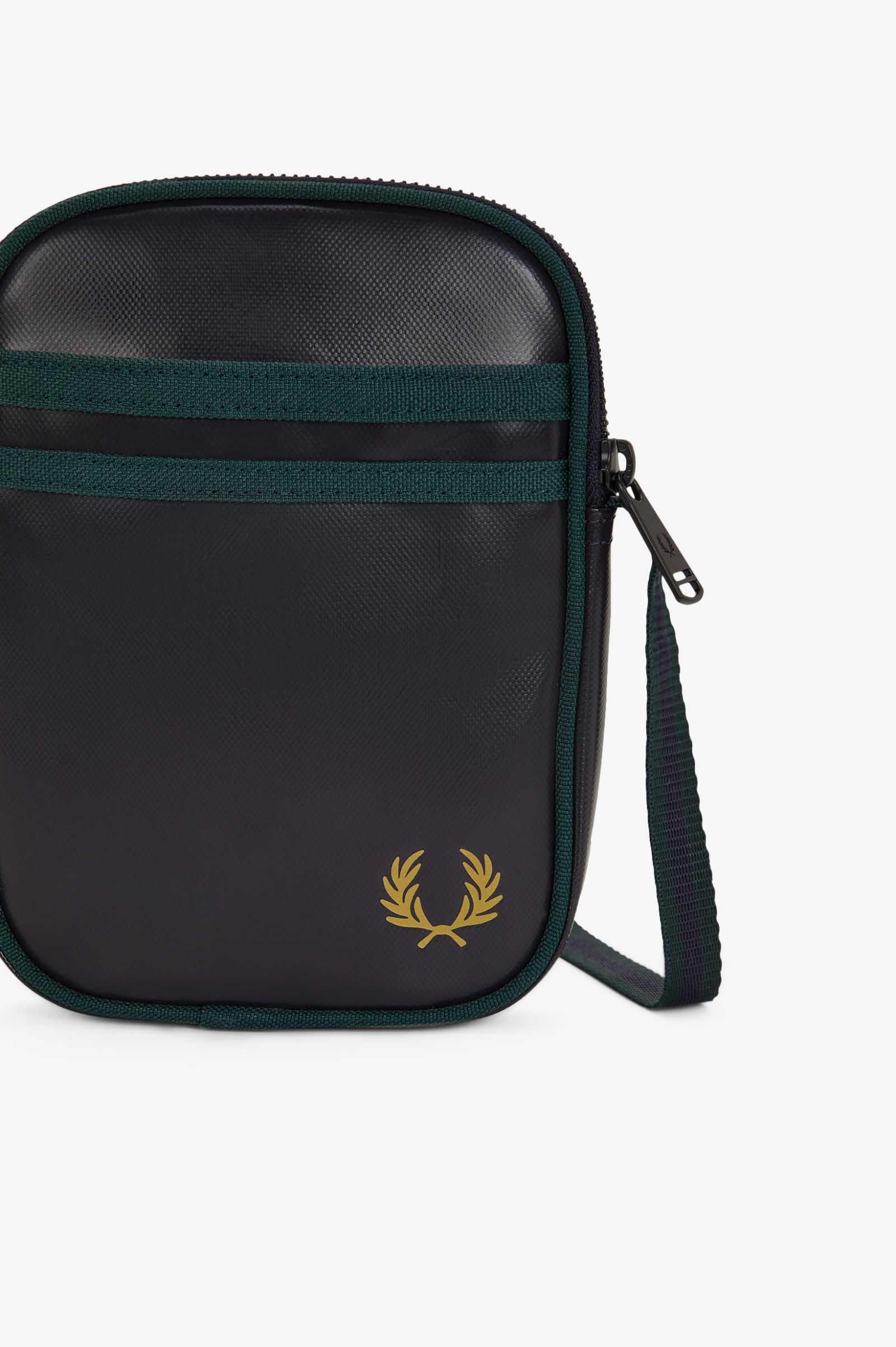 Fred Perry Classic Small Side Bag (Navy/Grassroots)