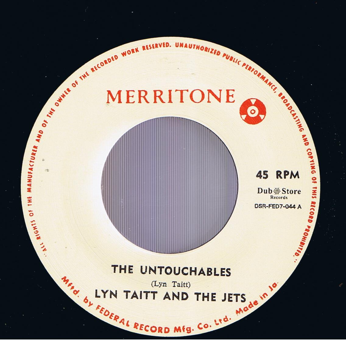Lynn Taitt & The Jets - The Untouchables / Lynn Taitt & The Jets - Pepper Pot (7")