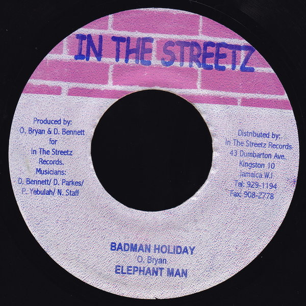 Elephant Man – Badman Holiday (7")                  
