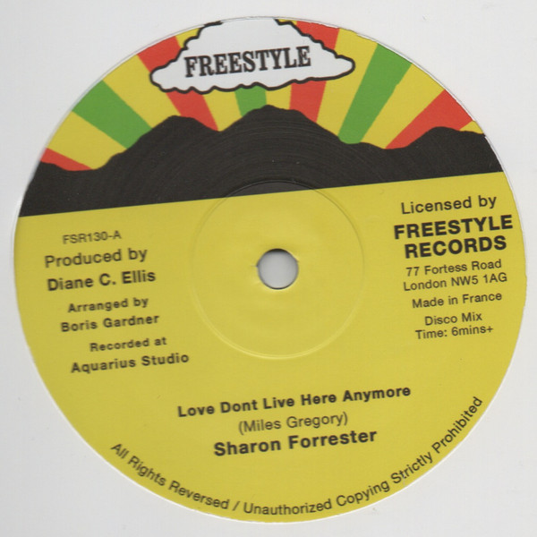 Sharon Forrester – Love Don't Live Here Anymore (12'') 