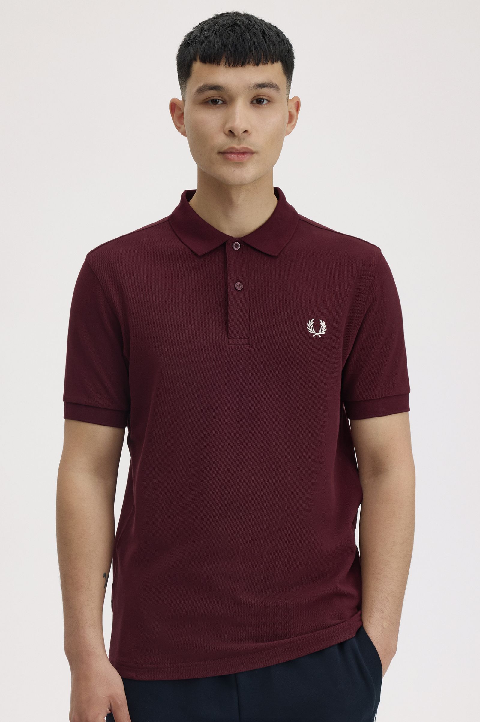Fred Perry M6000 Polo Shirt (Oxblood)