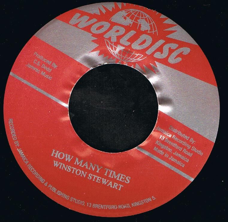Winston Stewart - How Many Times / Winston Stewart - How Many Times (Original Stamper 7")