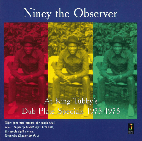 Niney The Observer - At King Tubby's Dub Plate Special 1973-1975 (CD)