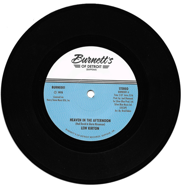 Lew Kirton / Charles Johnson – Heaven In The Afternoon / Never Had A Love So Good  (7")    