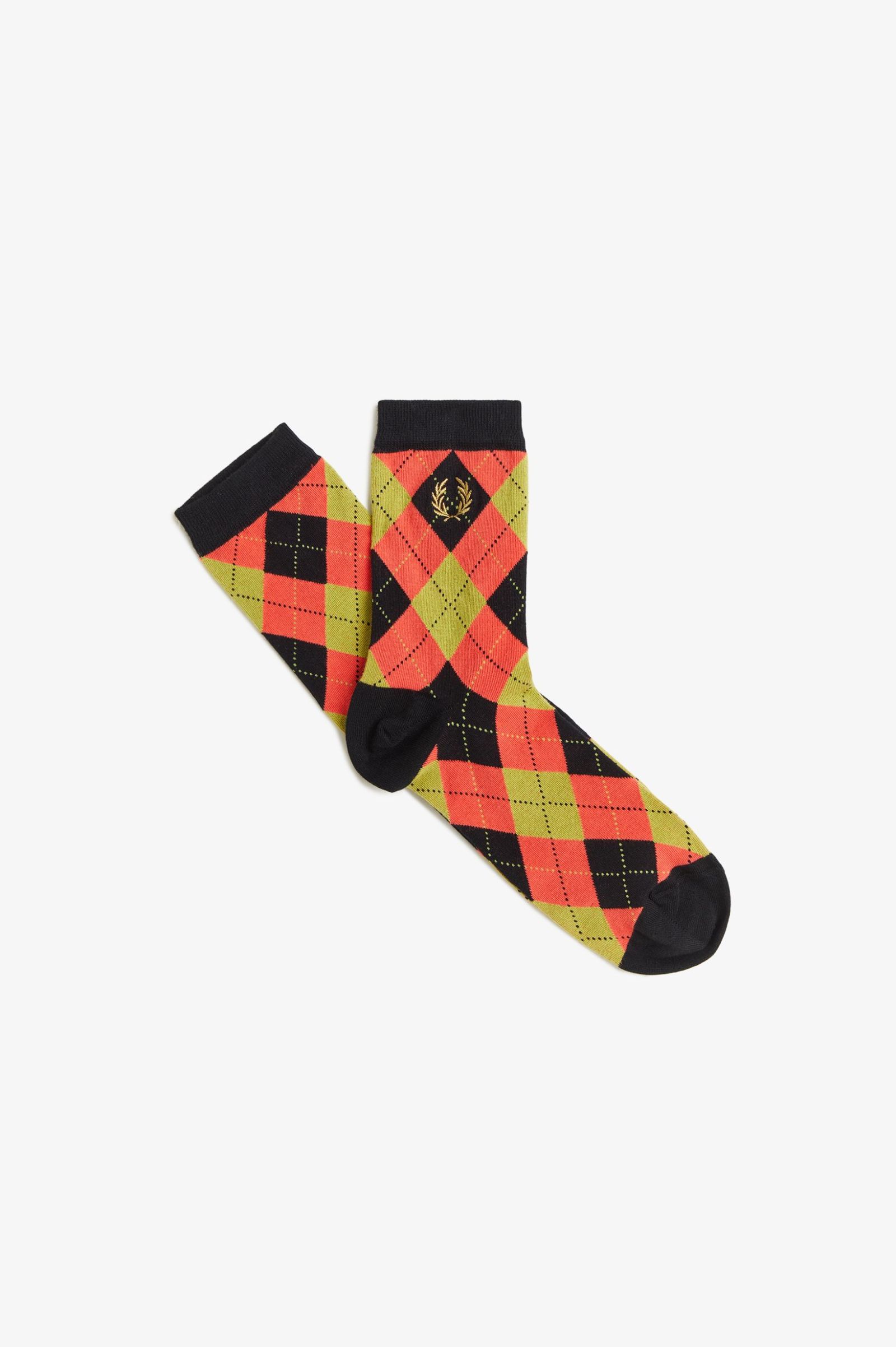 Fred Perry Amy Winehouse Argyle Sock (Flamingo Tan)