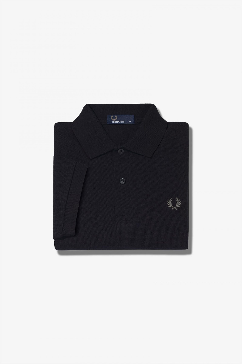 Fred Perry Poloshirt M6000 Black/Chrome-L