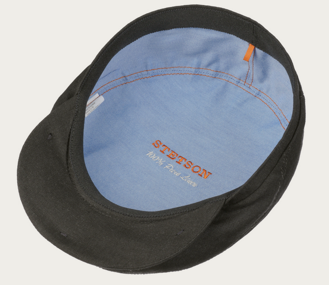 Stetson Belfast Leinen Sportmütze in Schwarz 