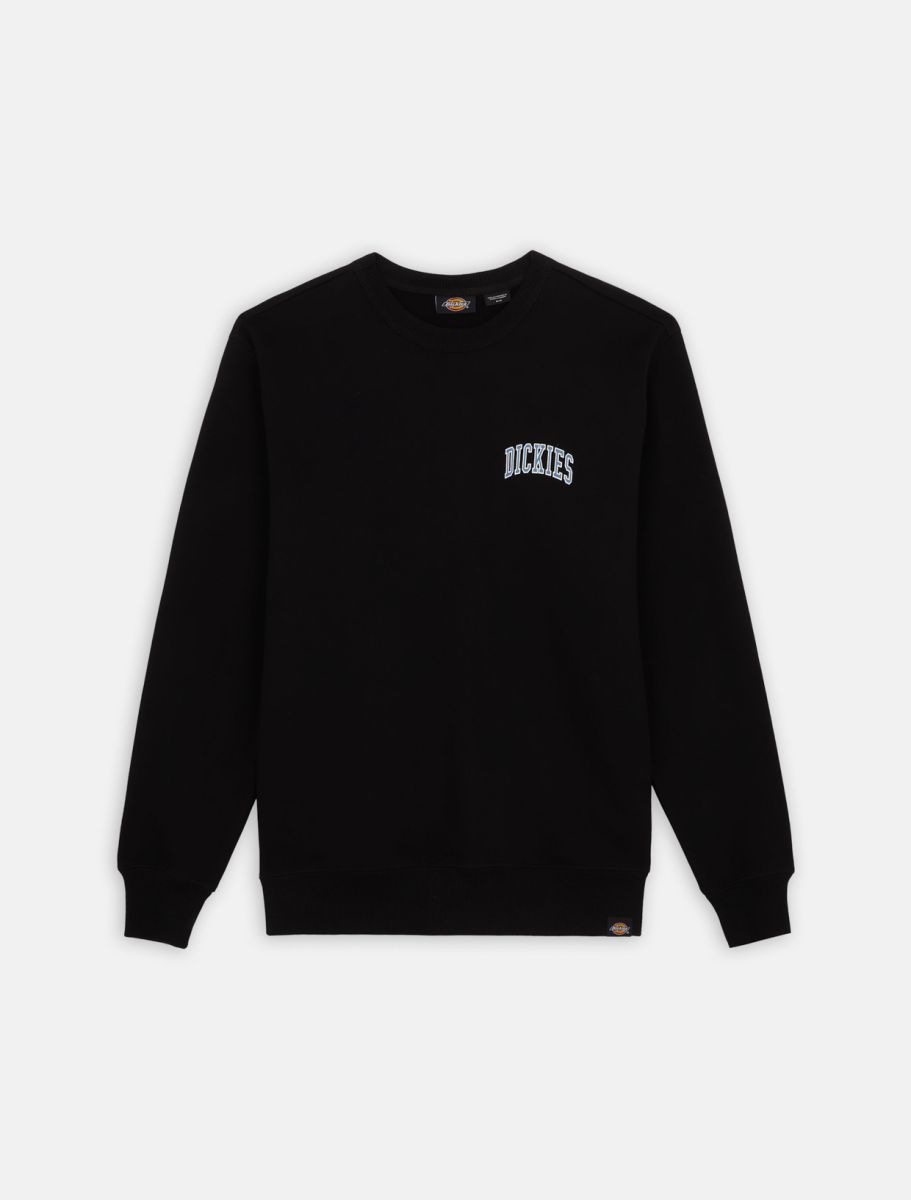 Dickies Aitkin Sweatshirt in Black/coronet Blue