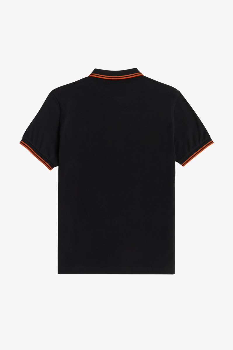 Fred Perry Poloshirt Black/Rust M64