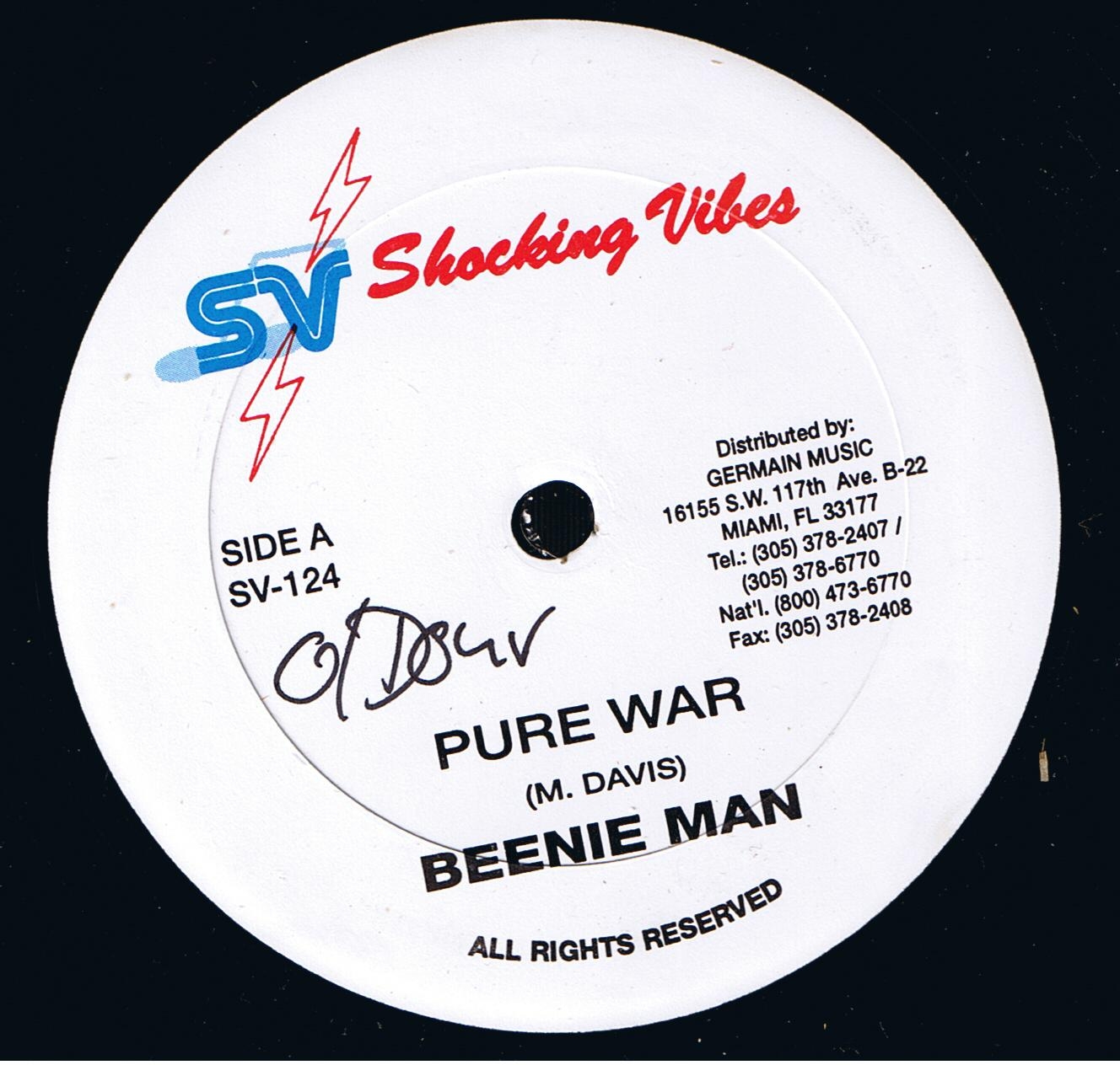 Beenie Man - Pure War / Version (12")