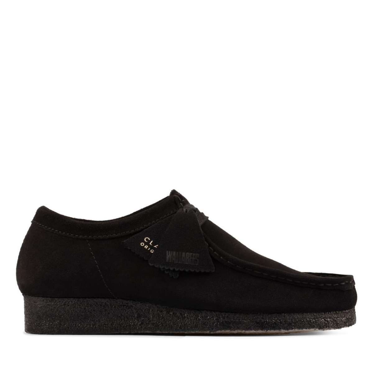 Clarks Wallabee Damen Black Suede-37,5