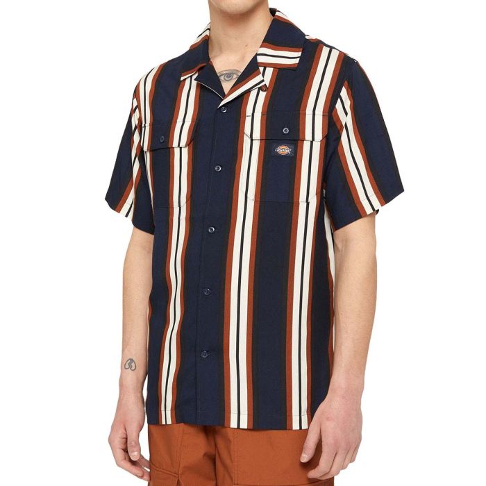 Dickies Forest Shirt SS in Dark Navy 