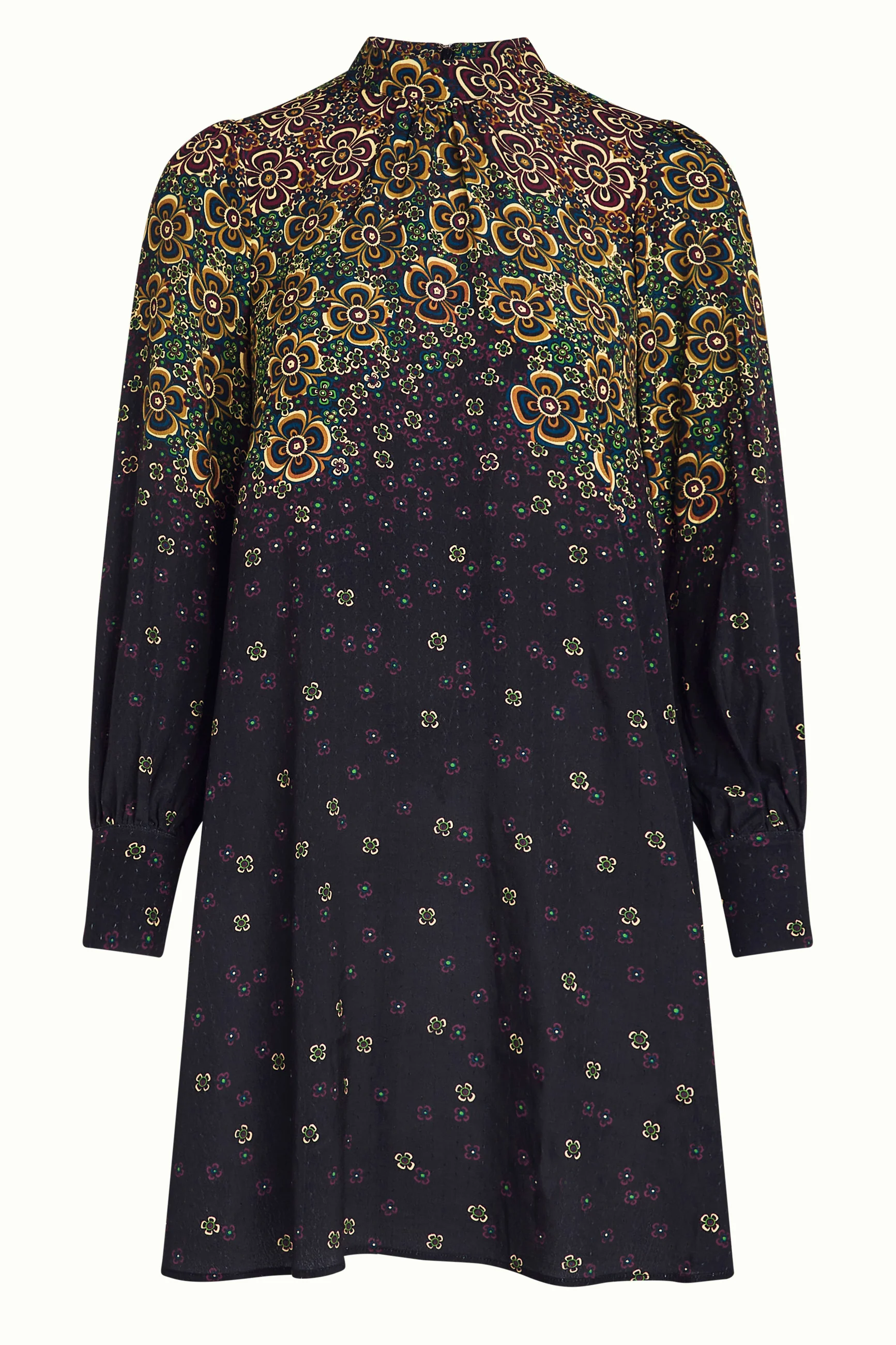 King Louie Sandy Dress Ombra (Black)