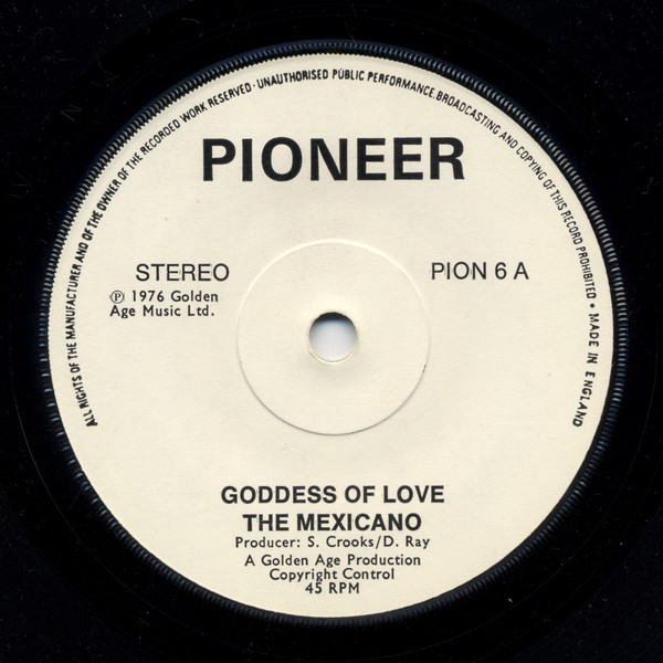 The Mexicano - Goddess Of Love / Lascelles - Night Shift (7")