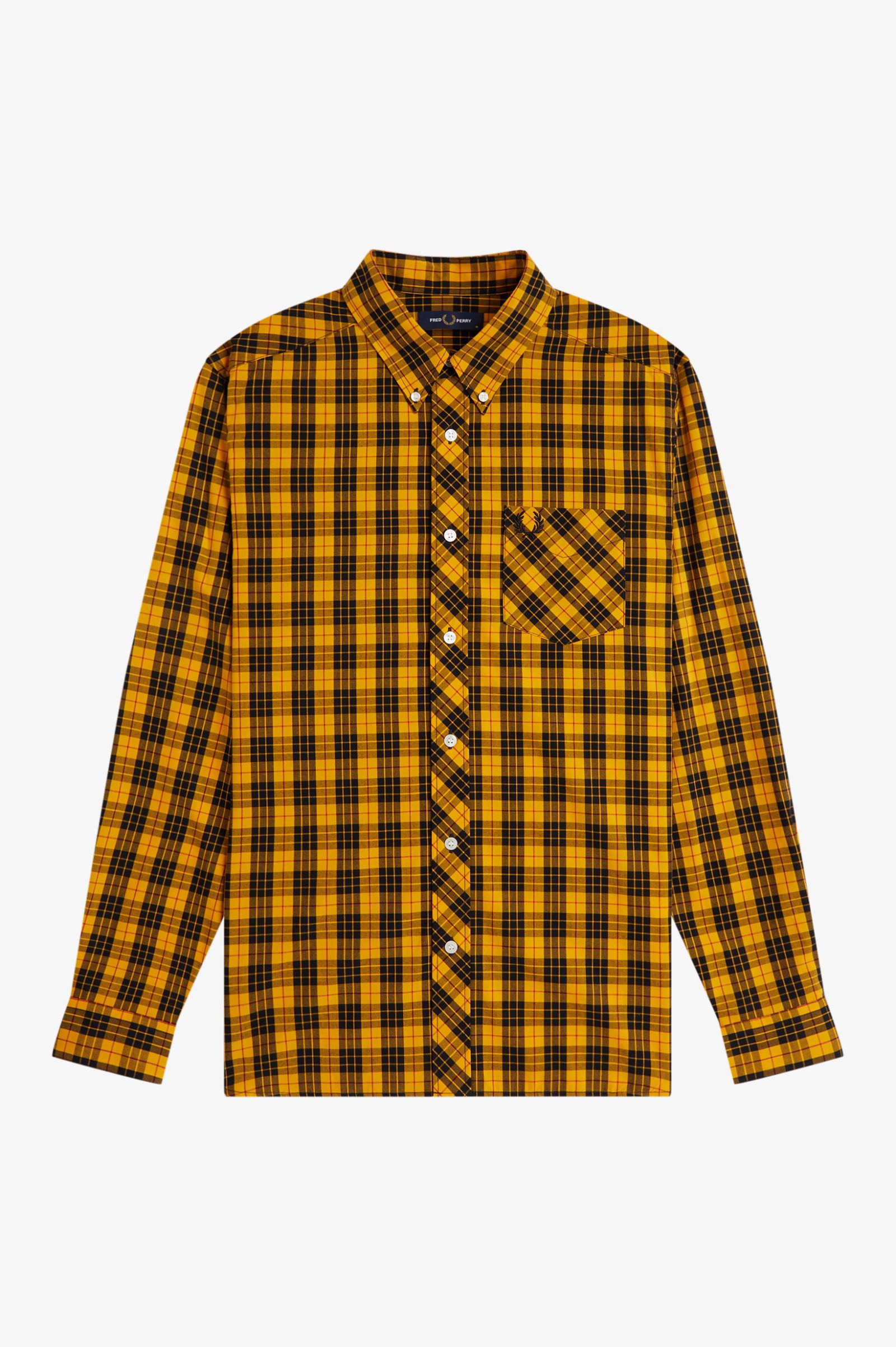 Fred Perry MacLeod Tartan Shirt (Golden)