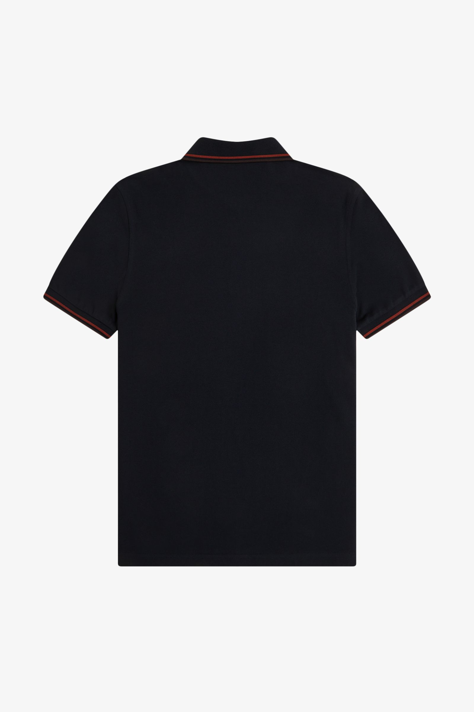 Fred Perry M3600 Twin Tipped Polo Shirt (Navy/Brandy/Rich Brown) 