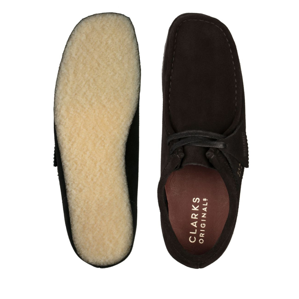 Clarks Wallabee Damen Black Suede-37,5