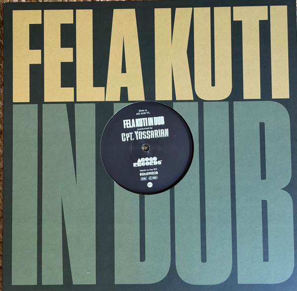 Cpt. Yossarian – Fela Kuti In Dub (LP)