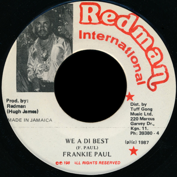 Frankie Paul – We A Di Best / Harder Than The Rest (7")      