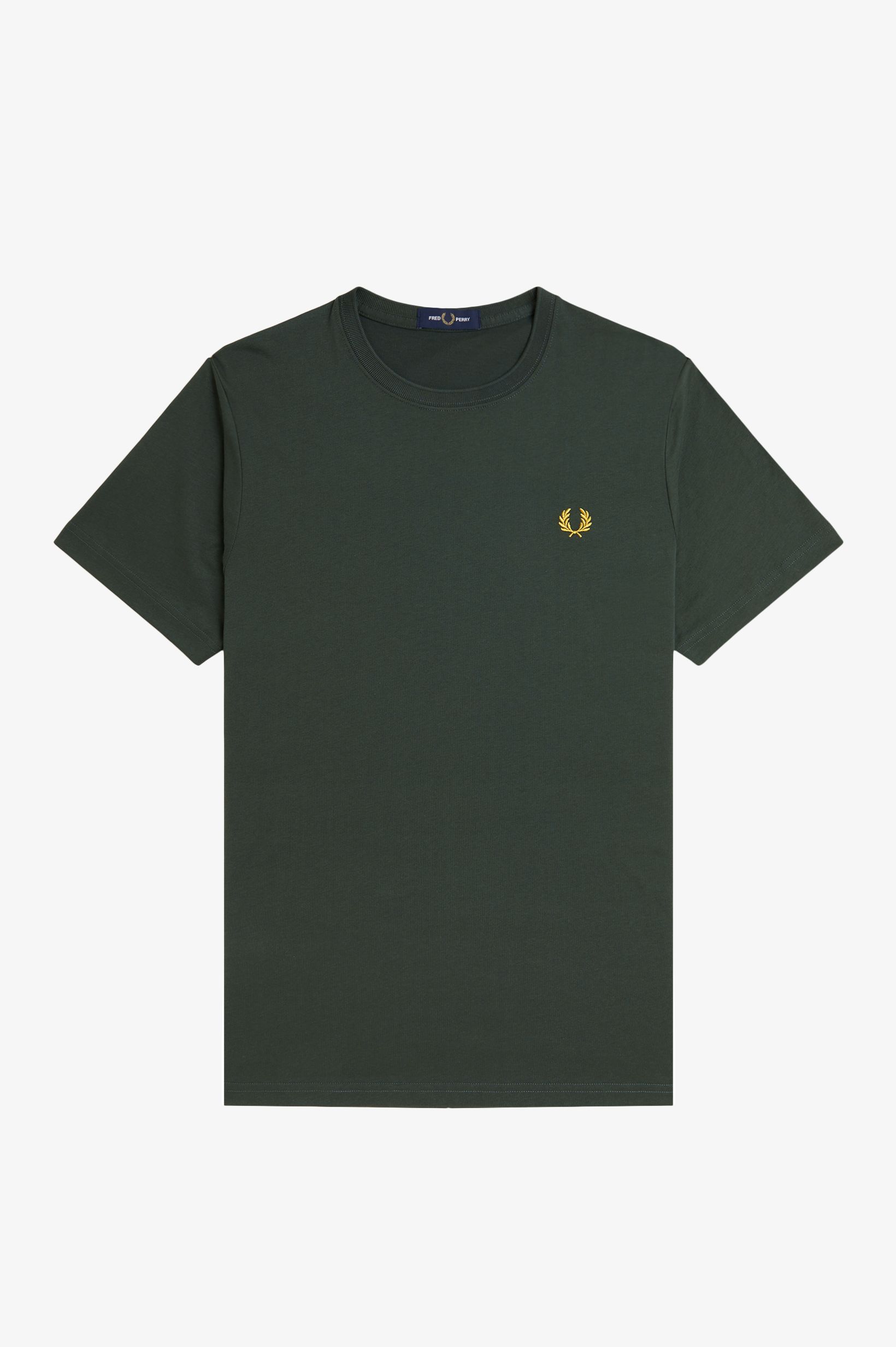 Fred Perry Crew Neck T-Shirt in Court Green 