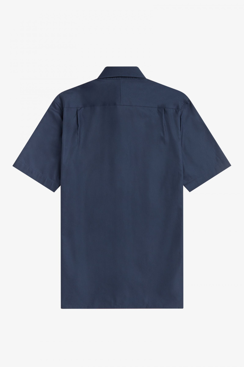 Fred Perry Oxford Shirt Dark Airforce