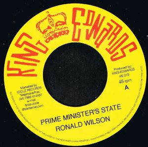 Ronald Wilson - Prime Minister`s State (7") 