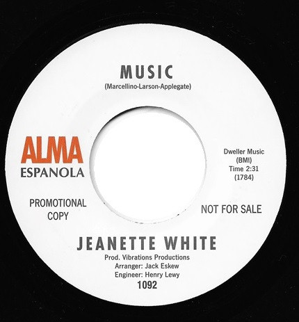 Toni Basil, Jeanette White – Breakaway / Music (7")