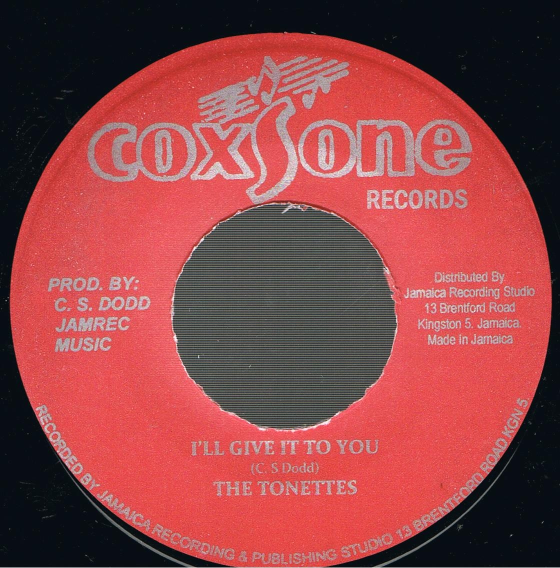 The Tonettes - I'll Give It To You / The Soul Vendors - Soul Limbo (Original Stamper 7")