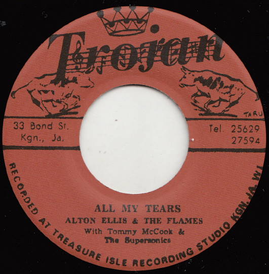 Alton Ellis & The Flames - All My Tears / Duke Of Earl  (7")