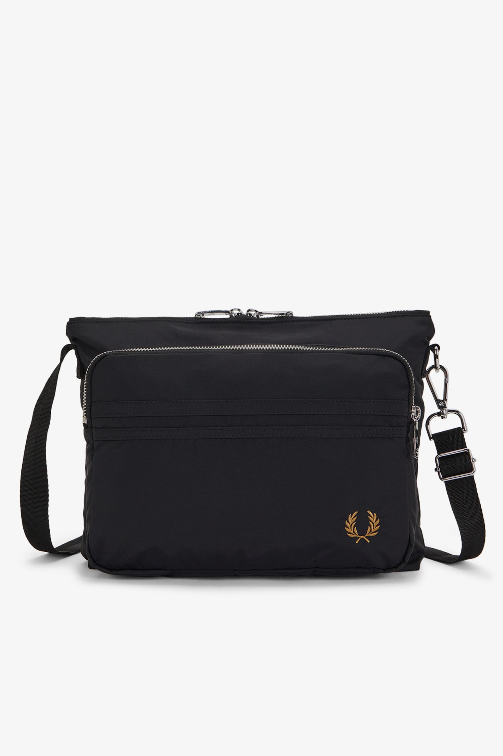 Fred Perry Brentham Crossbody Bag (Black)