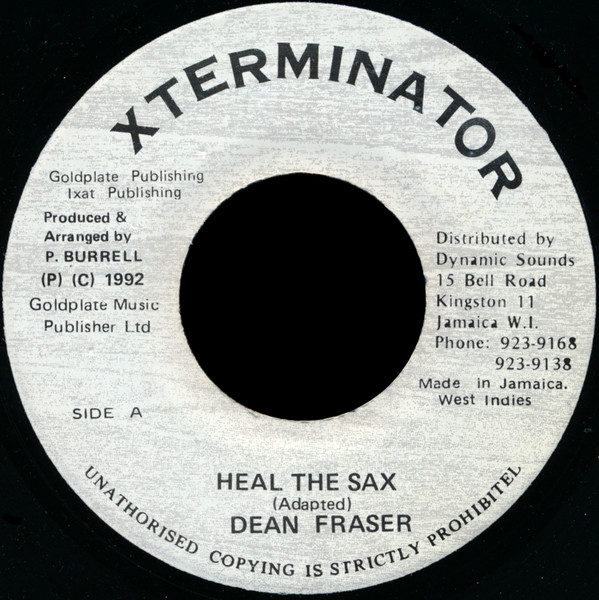 Dean Frazer - Heal The Sax / Version (7")