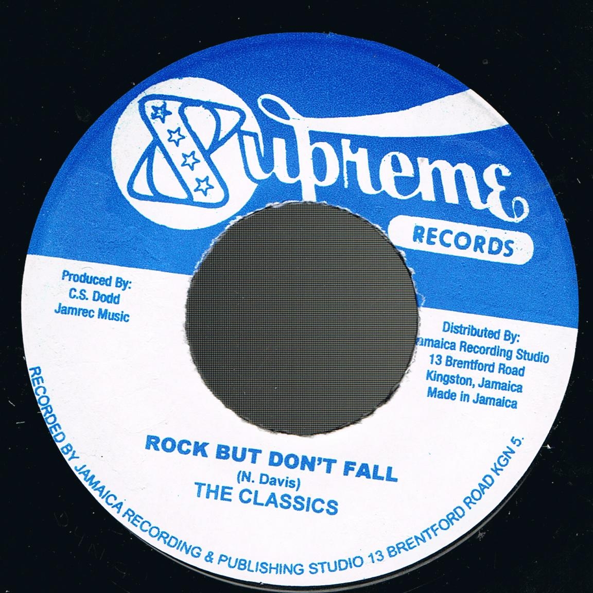 The Classics - Rock But Don't Fall / Dennis Alcapone & Leroy - Love Me Version (Original Stamper 7")