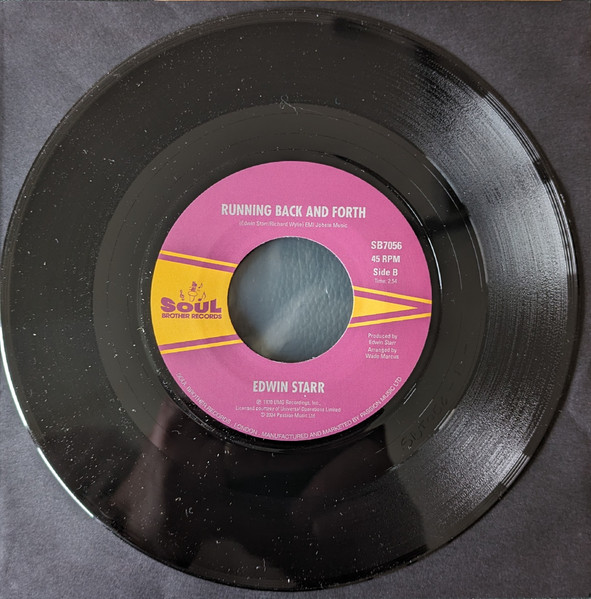 Edwin Starr – Time / Running Back And Forth (7")