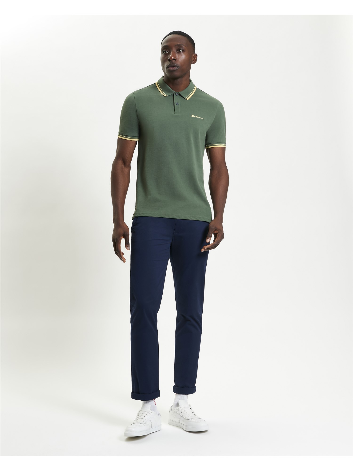 Ben Sherman Signature Polo in Deep Jungle