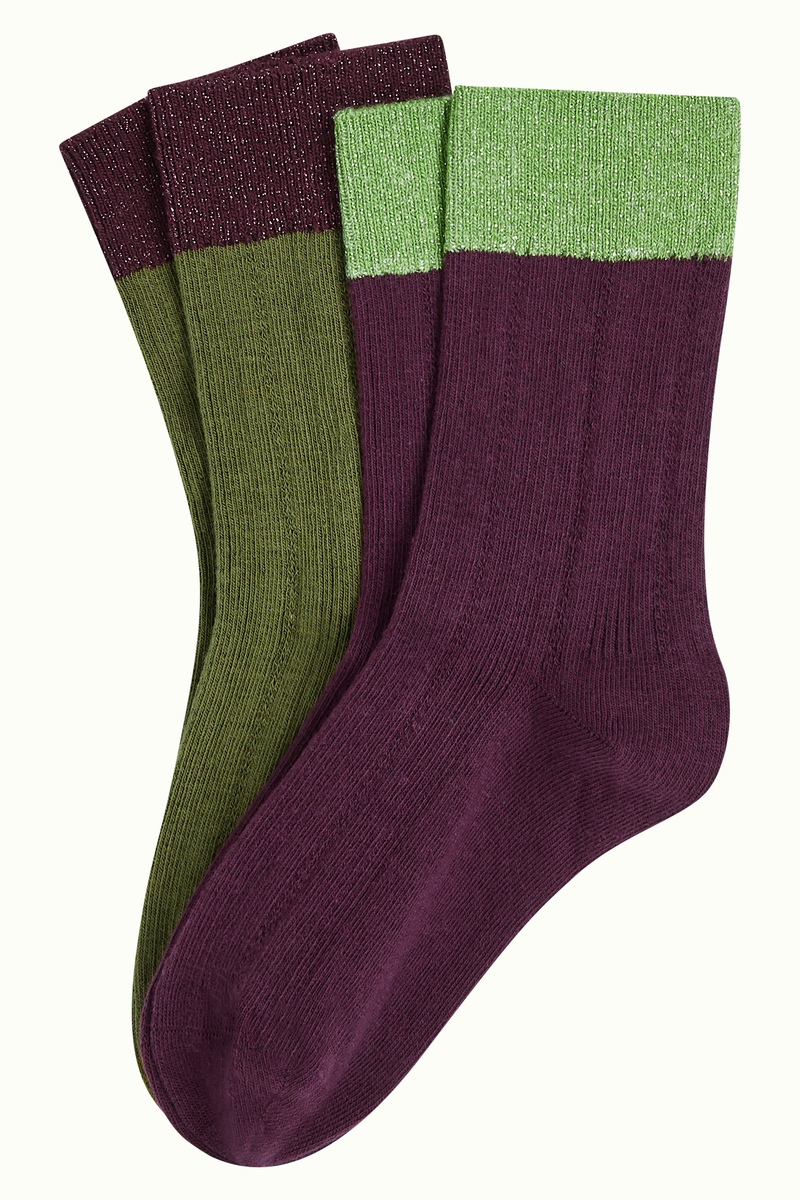 King Louie Socks 2-Pack Maris (Imperial Purple)