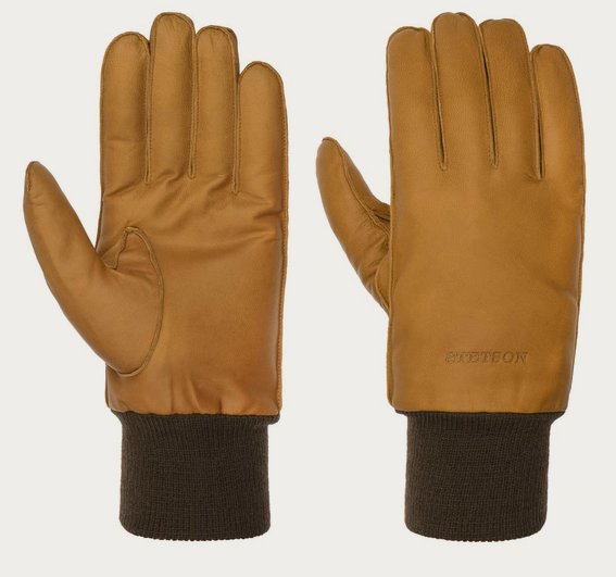 Stetson Goat Nappa Leather Gloves (Light Brown)