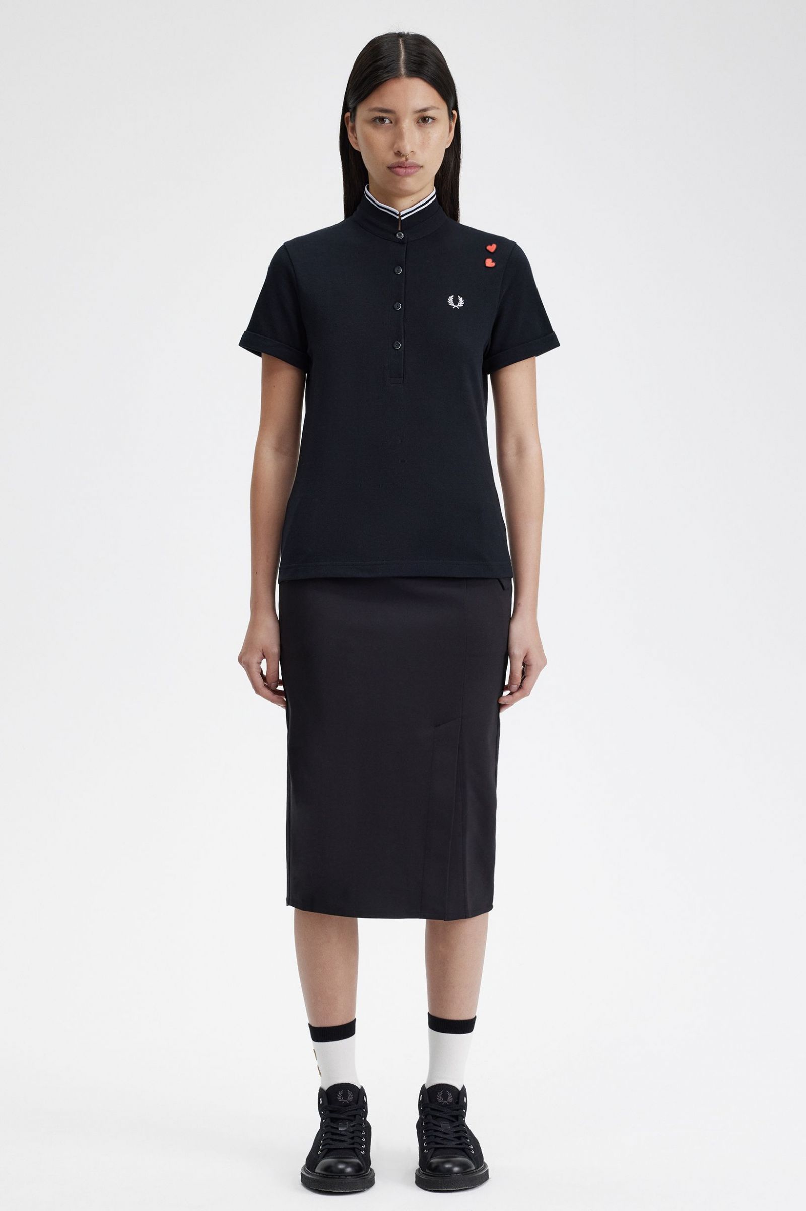 Amy Fred Perry Polo black