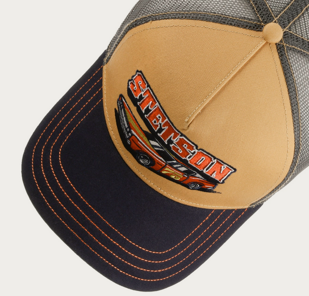 Stetson Muscle Car 75 Trucker Cap (Blue/Brown)