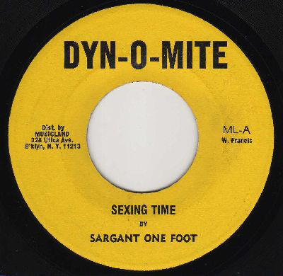 Sargant One Foot - Sexing Time / Prince Williams - Pus Juck (7")